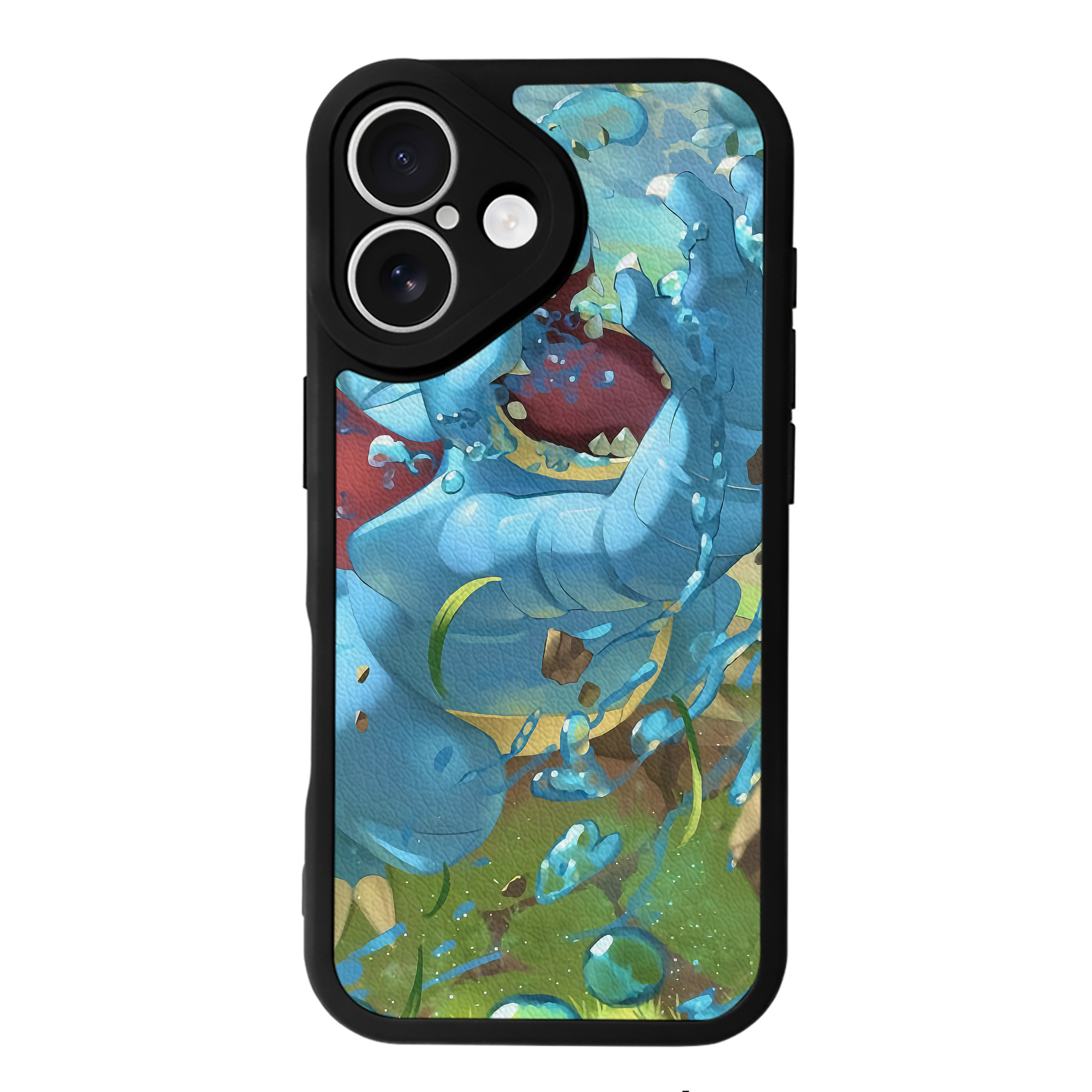 （画像用） ポケットモンスター Pokémon 【iPhone 16シリーズ対応】シリコンスマホケース（レザー調） 材質：シリコン